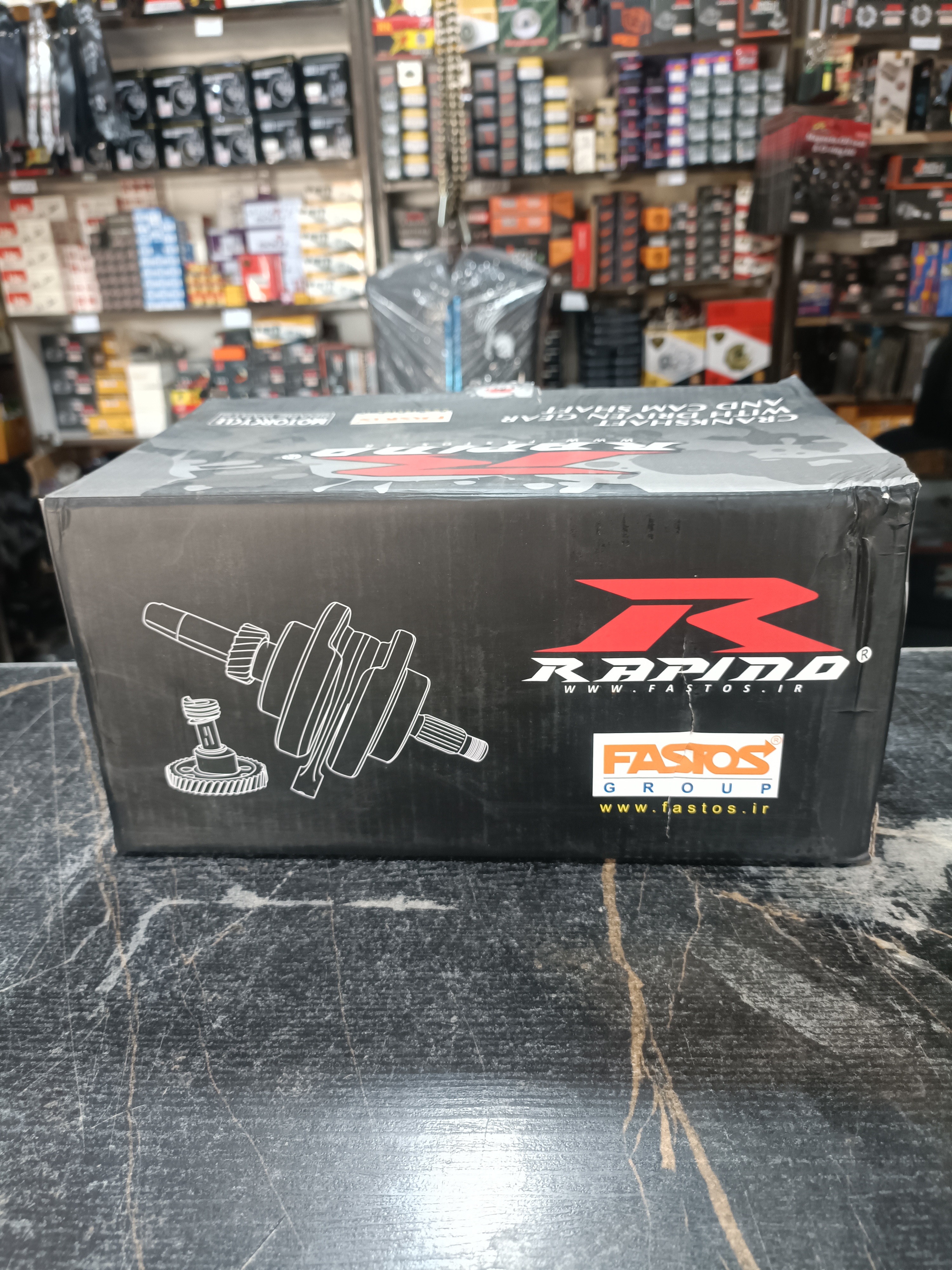 میلنک 125با دنده تایم برند رپیدو مخصوص موتور هوندا