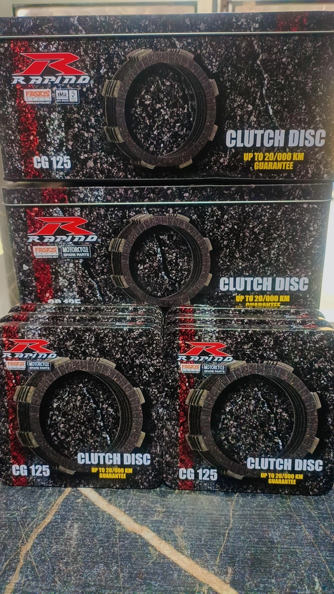 صحفه کلاچ 125برنده رپیدو مدل جدید 5تایی کیفیت درجه 1