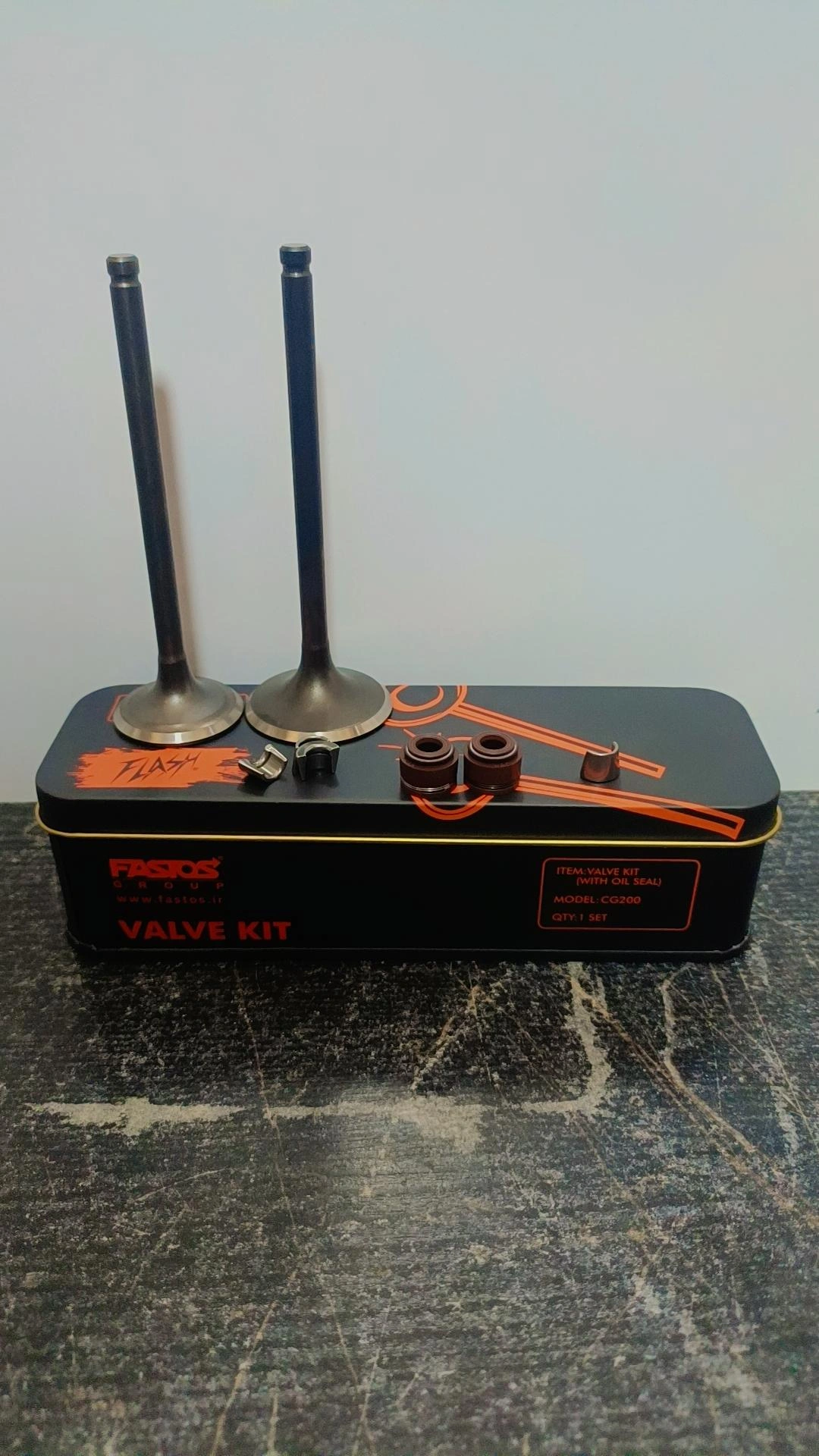 سوپاپ 200هوندا برند فلش  مناسب برای هوندا با کیفیت